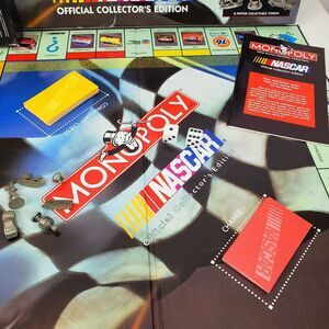 Monopoly NASCAR Official Collectors Edition Board‎ Game 1996 Parker Bros